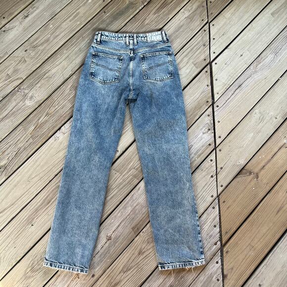 Collusion 005 Women's Straight Leg Acid Washed Jeans Size 28/34 - Picture 2 of 10